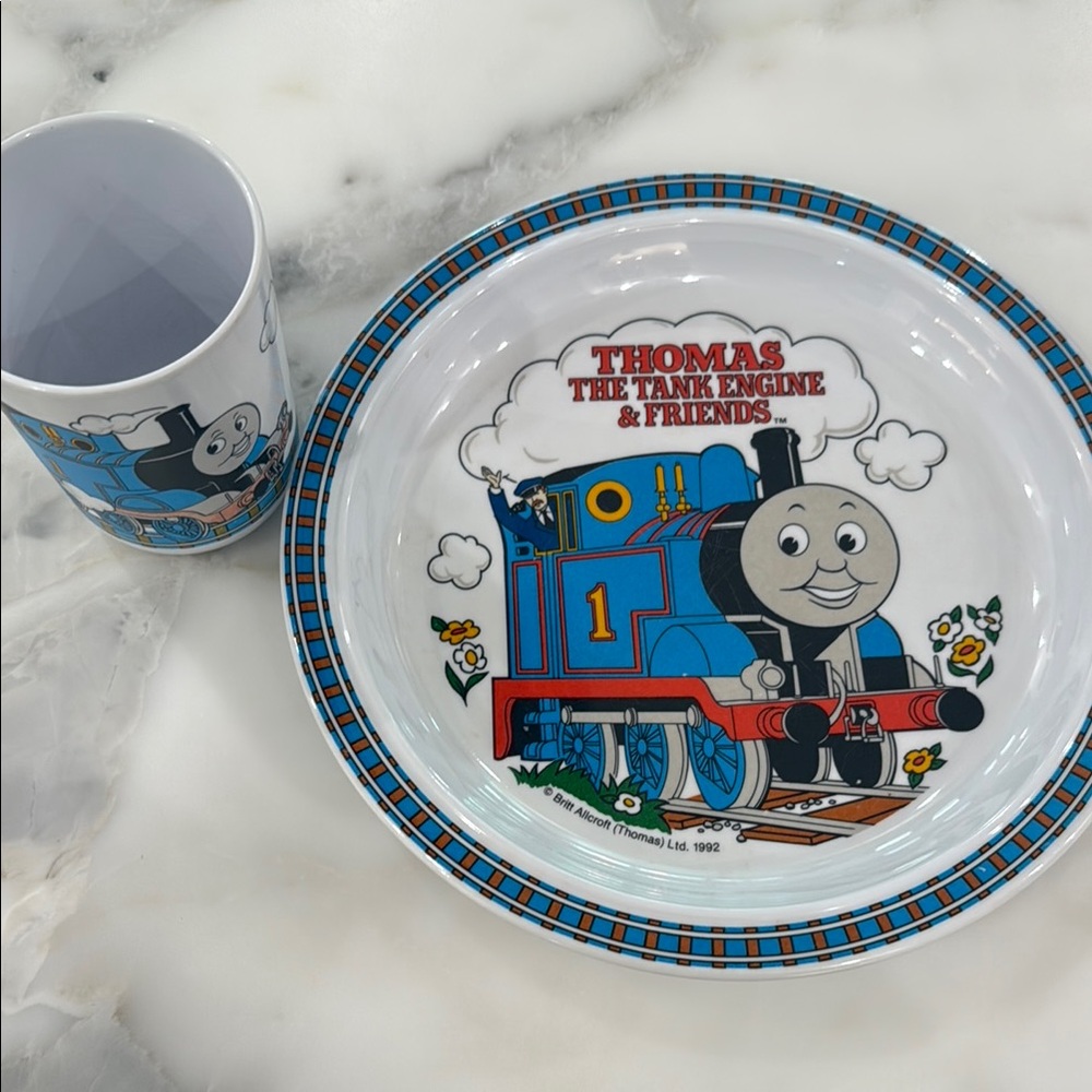 Thomas & Friends Blue and White Dining Set